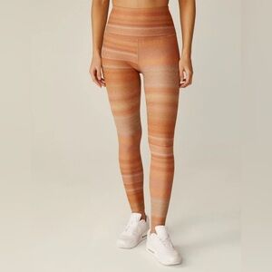 Beyond Yoga SoftMark Ombre Sunset Legging L $110